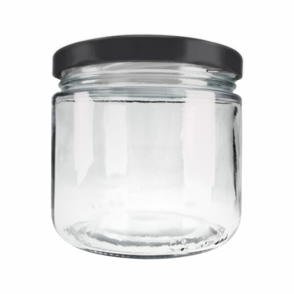 Frasco De Vidrio 12 Oz 350 Ml (12 Piezas) Pimentero (Negra)
